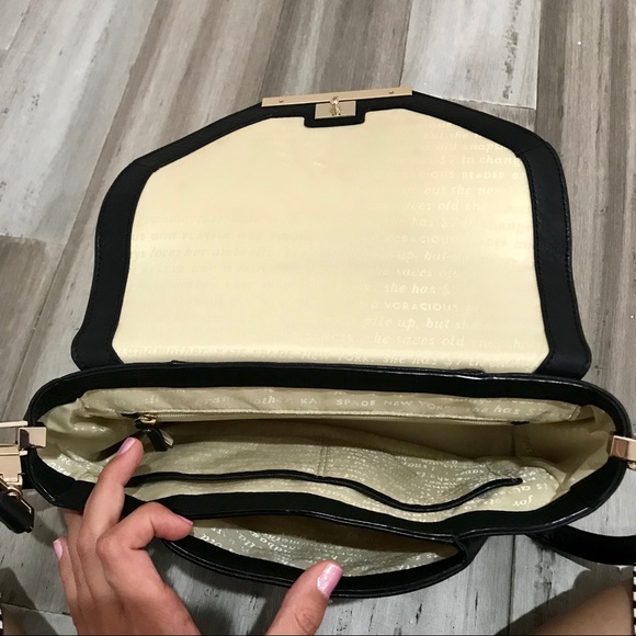 Kate Spade Black Purse with Soft Pepple Leather - Picture 7 of 8